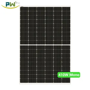 Китайский производитель PV, Солнечная моно панель 410 Вт с 108 ячейками, модуль солнечных панелей, Заводская хорошая цена для солнечной электростанции