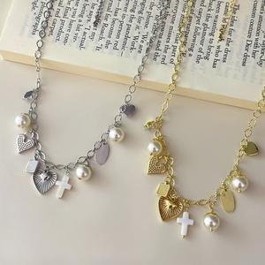 Collier bohème rétro accessoire longue chaîne <span class=keywords><strong>de</strong></span> chandail avec pendentif ethnique géométrique coeur étoile <span class=keywords><strong>de</strong></span> mer collier cadeau <span class=keywords><strong>femme</strong></span> tendance - Product Image 3