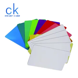 Carte Pvc blanc imprimable multicolore, carton à jet d'encre pour imprimante, 10 pièces