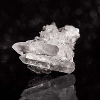 Racimo de espécimen de piedras naturales, cristal de cuarzo transparente, al por mayor