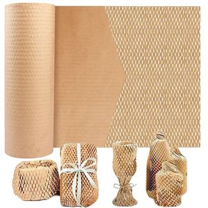 <span class=keywords><strong>Papier</strong></span> d'emballage en nid d'abeille en <span class=keywords><strong>papier</strong></span> kraft écologique avec taille et couleur personnalisées - Product Image 1