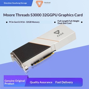 Carte graphique Moore Threads <span class=keywords><strong>MTT</strong></span> S3000 32 Go neuve pour ordinateur de bureau, pleine hauteur, double slot, pour inférence IA, avec ventilateur - Product Image 3