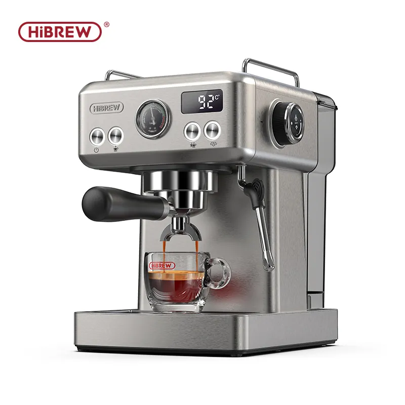 HiBREW 20 bar professional semi-automatic programmable espresso machine Coffee Maker with strong steam