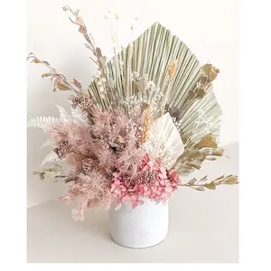 Factory Offering Dried Flower Arrangement Natural Dried Palm Leaves For Home Decoration christmas flowers