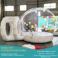 Promotion : Bulle Gonflable Transparente pour Fête, Tente de Rebond en PVC, Maison de Saut Volante pour Enfants