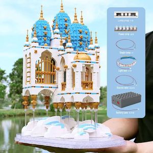 Mould King 16015 2866 Pezzi Serie Street View Castello Aereo Ornamento Modello di Costruzione Giocattolo Educativo Tecnico Regalo Festivo - Product Image 4
