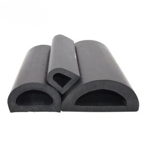 درابزين مطاطي للقوارب البحرية مقذوف على شكل D مع مواد Epdm مصدات صناعية لاستخدام القوارب مع فتحات بثق - Product Image 2