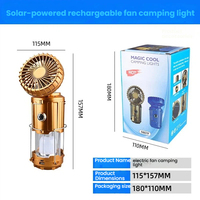 Lanterne de camping solaire LED multifonction pliable, étanche IP44, construction métallique, télécommande, rechargeable par USB, batterie externe