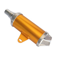 Silencieux d'échappement universel en alliage d'aluminium de 28 mm pour moto tout-terrain ATV KXL BBR modifiée