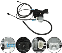Ensemble de câbles de moteur de fenêtre coulissante électrique arrière 68054772AB compatible avec Dodge Ram 1500 2500 3500 4500 5500 2009-2014