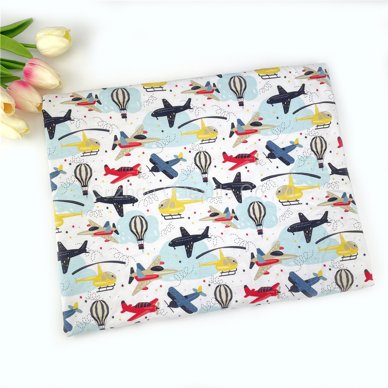 Низкий минимальный заказ, дизайнерская ткань для детской одежды из вискозы и лайкры