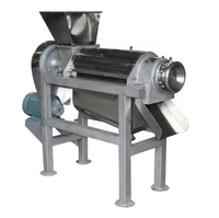 Tian Zhong Machinery Industriële Pulpmachine DJ1-0.12 380V 1.5kW Motor Bekend Merk Enkelkanaals Fruit- en Groentepulpmachine