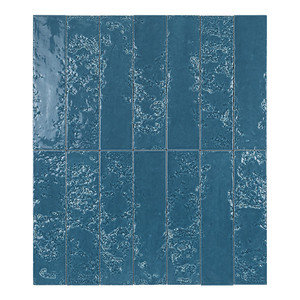 Piastrella Blu Bahia-26 6 X 26 Cm Spessore 9 Mm Finitura Lucida Bordi Irregolari - Product Image 2