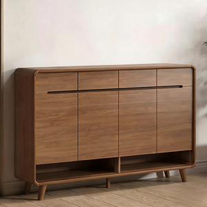 Armoire à <span class=keywords><strong>chaussures</strong></span> moderne en bois massif, grande capacité, multi-niveaux, gain de place, durable, avec tiroir pour l'entrée, le couloir, le rangement - Product Image 1