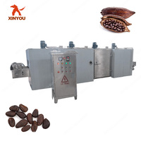 Machine de torréfaction industrielle automatique électrique de type continu pour noix de cajou, fèves de cacao