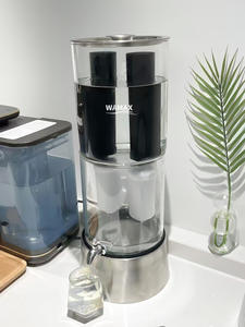 نظام فلترة مياه زجاجي قابل للتخصيص من Wamax، موزع مياه للطاولة بفلترين سيراميك، سعة 13 لتر، مصنوع من الفولاذ المقاوم للصدأ 304، مناسب للمركبات الترفيهية - Product Image 6