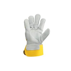 Gants de <span class=keywords><strong>soudeur</strong></span> élastiques résistants aux hautes températures, anti-brûlure, isolation thermique, gants en cuir de vachette épaissis - Product Image 3