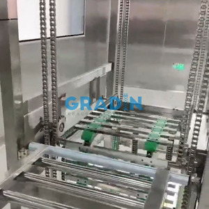 Transportadores verticales continuos de acero inoxidable 304 personalizados, elevador específico para cajas, elevador, fábrica de alimentos de medicamentos limpios - Product Image 3