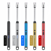Briquet de cuisine à chargement USB-C, coupe-vent, multifonction, à arc électronique, pistolet d'allumage, torche de soudage
