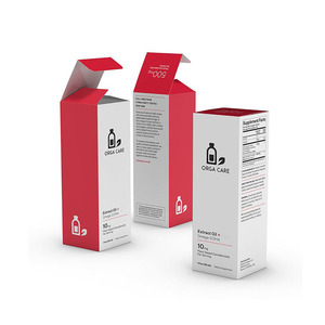 Cá nhân tự khóa dưới sản phẩm làm đẹp hộp giấy nhỏ rỗng Lotion tinh dầu gói chăm sóc da hộp gấp với logo - Product Image 4