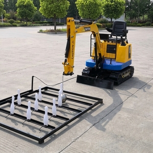 Máquina de <span class=keywords><strong>Bolos</strong></span> Operada con Monedas WZD-10, Popular, con Modelo de Excavadora para Niños - Product Image 1