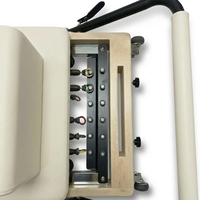 Machine de Pilates pliable pour usage domestique, lit de Pilates portable et pliable, équipement de fitness et de yoga réglable, gain de place pour la salle de sport