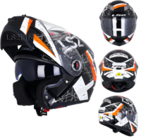 LS2 FF370 Certifié ECE/DOT authentique Casque de moto homologué ECE avec double visière, modèle fabriqué dans le Guangdong