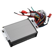 Contrôleur en aluminium sans balais intelligent 48V/500W pour voitures électriques et vélos électriques, vitesse réglable, freinage régénératif, écran LCD