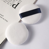 Velours japonais de haute qualité super doux floqué poudre sèche miel poudre bouffée outils de maquillage en poudre libre