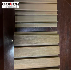 Панели Great Wall WPC для облицовки стен: современные европейские древесно-полимерные композитные доски для наружного применения, водонепроницаемые, для спортзалов, черный фон - Product Image 5