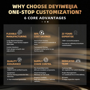 Đầu giường tùy chỉnh đầu giường màu trắng hiện đại với ngăn kéo lưu trữ cho căn hộ phòng ngủ - Product Image 4