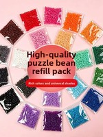 Lot de 500g de perles EVA Perler de 221 couleurs, style MardStyle, pack de recharge Fusion, kit complet pour loisirs créatifs DIY, 26mm, unisexe, 14 ans et plus