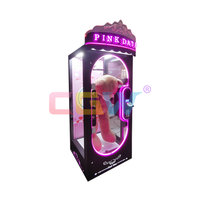 CGW Bonne Chance Rose Date Mini Petit Prix Distributeur Automatique Gros Jouets Clé d'Or Coupe Ur Prix Distributeur Automatique Machine de Jeu