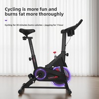 Bicicleta estática vertical con resistencia electromagnética silenciosa para ejercicio en casa y entrenamiento de rehabilitación