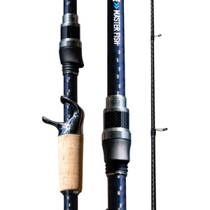 Canne à pêche spinning/casting 30T en carbone haute performance pour eau douce, sensible, pour la pêche au bar - Product Image 1