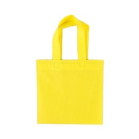 Sac fourre-tout avec logo personnalisé pour les achats en plein air recyclé couleur non tissé avec poignée couleur unie taille personnalisée écologique