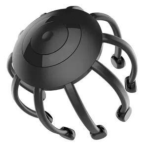 Masseur de tête électrique vibrant intelligent rechargeable à 8 têtes automatiques, outil de <span class=keywords><strong>massage</strong></span> vibrant en forme de pieuvre pour le cuir chevelu - Product Image 1