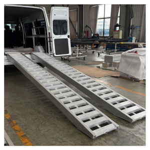 Rampa de Aluminio Reforzada CAIXIN de 4.5m para Remolque, Accesible y sin Barreras, para Equipos, Montacargas, Autos, SUV, ATV, ORV - Product Image 4