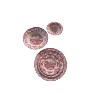Vintage Luxury Dinner <b>Plate</b> Ceramic Set Unique Restaurant Tableware for Home and Kitchen for Hotels and Events - Product Image 1