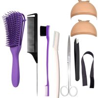 Shampooing et formule démêlante pour l'entretien des perruques synthétiques et des cheveux.