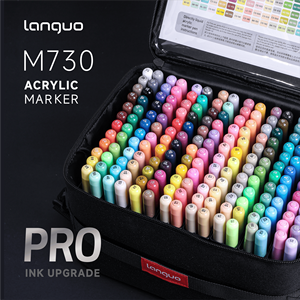 Ensemble de marqueurs à peinture acrylique ultime de 192 couleurs, <span class=keywords><strong>palette</strong></span> complète de couleurs, stylos à peinture opaque, peinture professionnelle pour artistes, studio d'art, lot en vrac PET - Product Image 6
