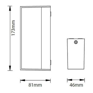 ไฟติดผนัง LED V-Tac 9W 4000K แบบส่องขึ้นลง วัสดุอลูมิเนียมอัลลอย IP65 สำหรับภายนอกอาคาร สวน รูปทรงยาว มุมลำแสง 20 องศา อายุการใช้งาน 25000 ชั่วโมง - Product Image 2