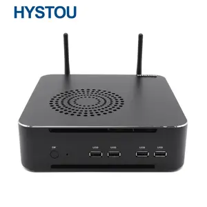 HYSTOU Hot Sale Gaming Mini Pc DDR4 Sd Card 1TB Dual Display 8USB Gamer 27 Inch Monitor Embedded Android Computer Rk3288 Desktop