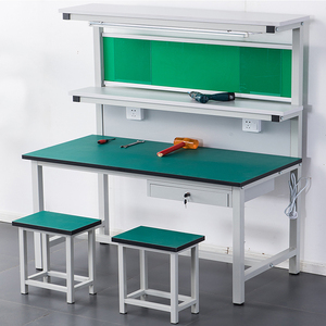Industrielle Werkbank und Arbeitstisch aus Lean Tube oder Aluminiumprofil für Werkstatt-Arbeitsbänke - Product Image 4
