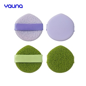 Éponge de nettoyage du visage en vente chaude, non en latex, en forme de goutte, écologique, tampon nettoyant pour le visage - Product Image 5