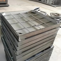 Plaque de couverture en acier inoxydable durable antirouille, évier à grande capacité pour drainage municipal extérieur