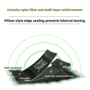 Patch de réparation universel en caoutchouc pour pneus radiaux sans chambre à air et pneus diagonaux, importé du Japon par Maruni, pour voitures et camions, avec agent de vulcanisation à froid - Product Image 3