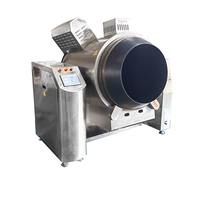 Wok de cuisson rotatif entièrement automatique en acier inoxydable 304 de 600 L pour boulangerie, moulin à farine et équipement de friture des épices