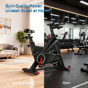 Vélo de fitness robuste 130 kg avec écran LCD et contrôle magnétique, fourni directement par l'usine - Product Image 2