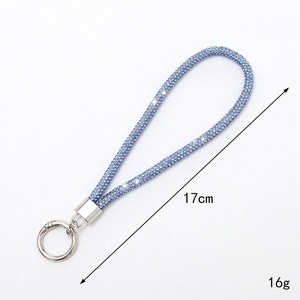 Luxe diamant paillettes étui de téléphone portable chaîne à breloques Bling cristal strass dragonne corde bracelet Anti perte <span class=keywords><strong>porte</strong></span>-clés - Product Image 2